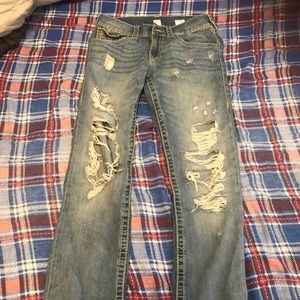 True religion distressed denim y2k